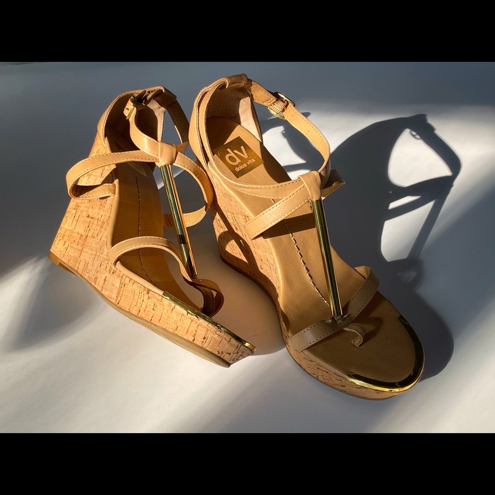 Dolce Vita cork wedge sandals